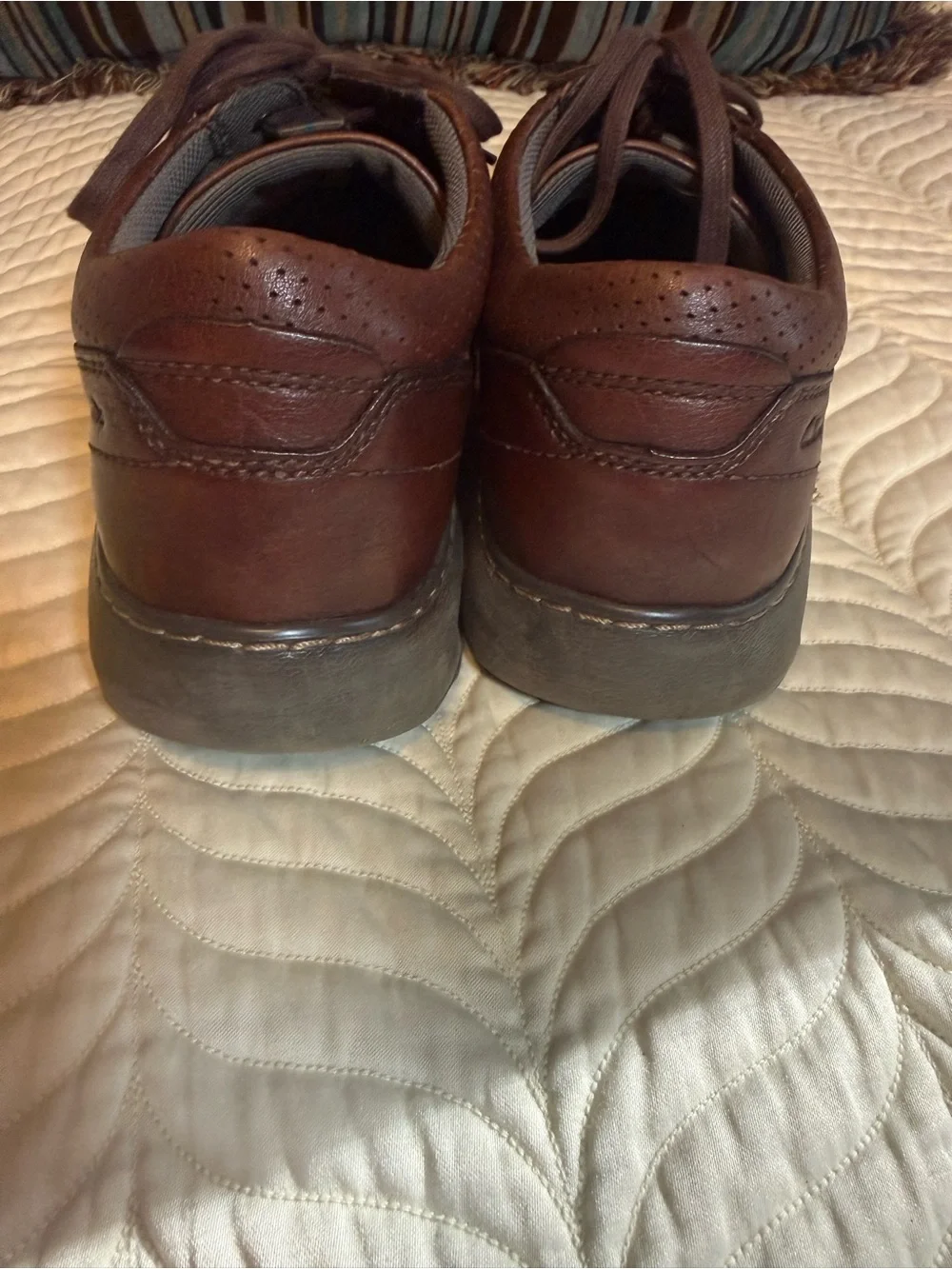 Clarks Men's Brown Leather Lace-Up Casual Shoe